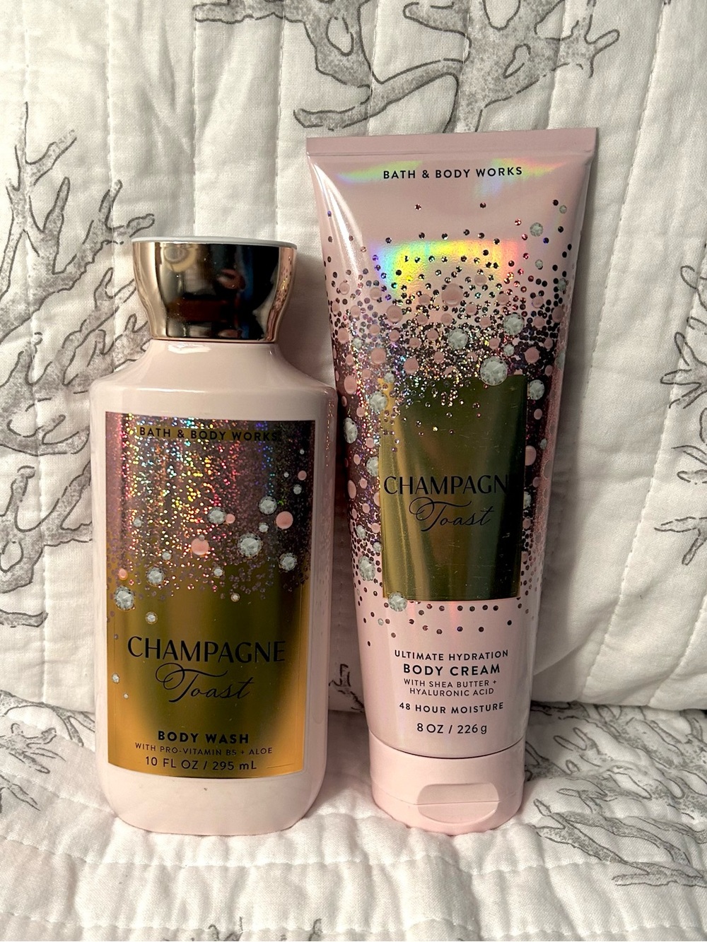 Bath & Body Works Champagne Toast Body Wash & Body Cream